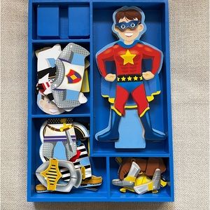 Gently used Melissa & Doug magnetic dress up Joey.